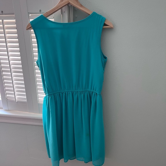 Teal beaded dress from Francesca’s - Picture 3 of 3